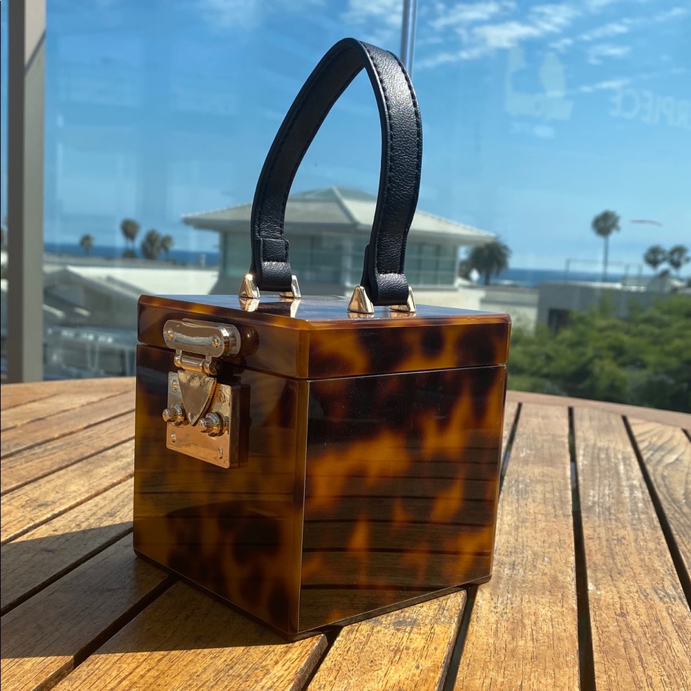 Turtle Shell Luxury Square Purse